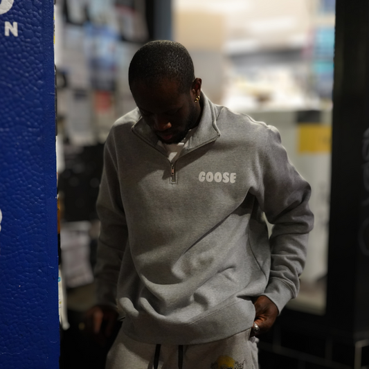 Marble Elegance (Half-zip jumper)